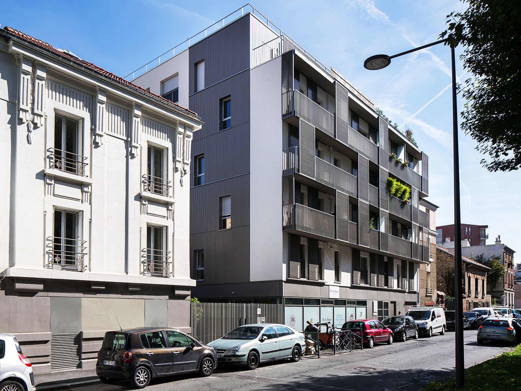 Balcons, Montreuil, Rue Stalingrad, HGA – Hubert Godet Architectes