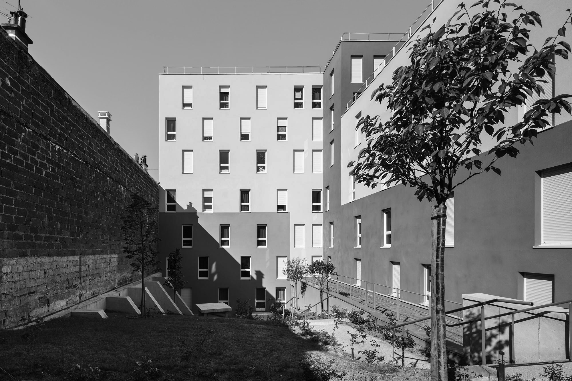 Villejuif, jardin, résidence sociale, HGA – Hubert Godet Architectes